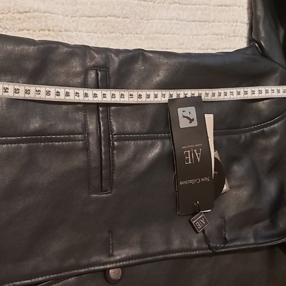 NWT EMPORIO ARMANI Dress Leather Jacket authenticM - Picture 14 of 16